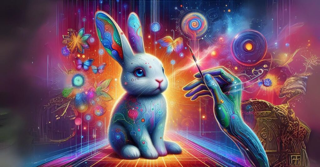 ai art rabbit psychiatrist